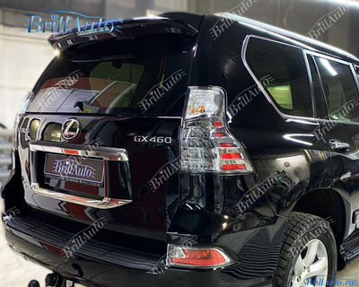 Стопы Lexus GX 460 серые дымчатые