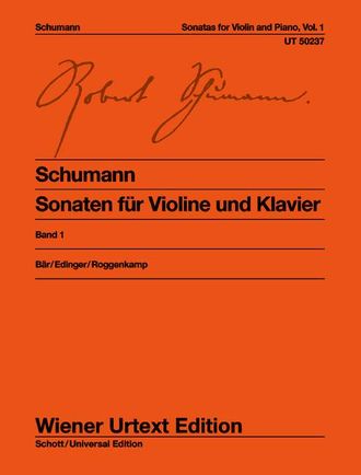 Schumann Sonatas for violin and piano op. 105 & op. 121