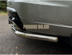 Защита задняя (уголки) 60,3 мм ТСС для Exeed VX 2023-