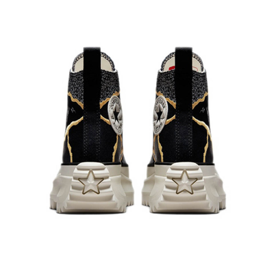 мужские оригинальные Кеды Converse Run Star Hike черные высокие с вышивкой купить в мск 172424C