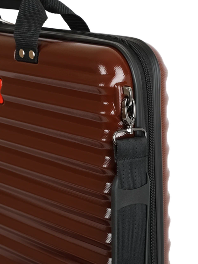 Пластиковый кейс для ноутбука 15.6 - 16 дюймов Optimum, коричневый