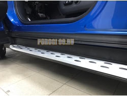 Пороги OEM на Lexus NX 2014-...