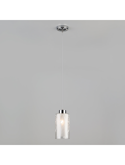 50001/1 Подвесной светильник хром со стеклянным плафоном - 650161