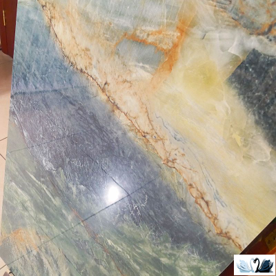 Керамогранит Fusure Ceramic FSS12041 60х120 см. Сочетание красок воды и моря, песка, листвы и травы