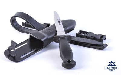 Нож подводный Sargan "ТУРГОЯК" зеркальный для дайвинга