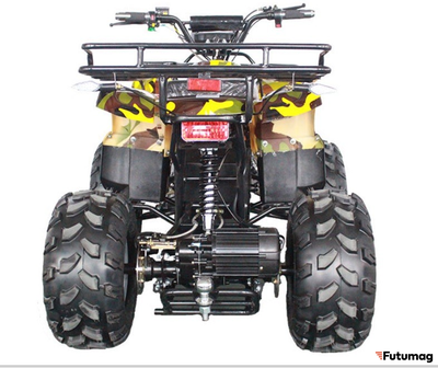 Квадроцикл GreenCamel Atakama T400 (60V 1500W R8 Дифференциал) пониженная, Армейский желтый