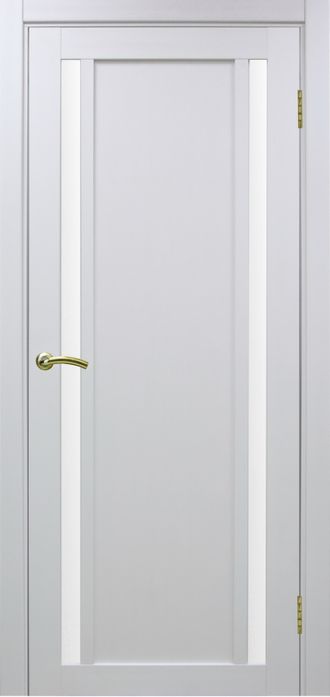 Межкомнатная дверь "Турин-522.212" белый монохром (стекло сатинато)