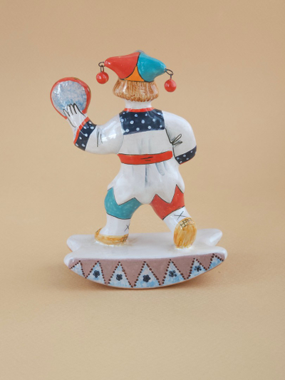 Качалка "Скоморох с 3-мя бубенчиками"