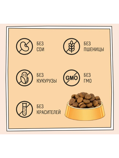 ZILLII Adult Large Breed Корм сухой для взрослых собак крупных пород Индейка с Ягненком 15 кг