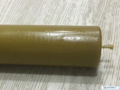 Свеча желтая цилиндр 5 см (3 ч. горения).