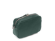 Зеленая кожаная сумка TORI с двумя ремнями (тканевым и кожаным)