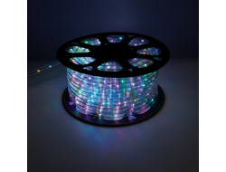 Дюралайт светодиодный Feron LED-R2W 2-х жильный, RGB 1,44Вт/м 24LED/м 50м 230V