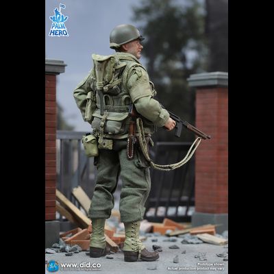 Капитан Джон Миллер ("Спасти рядового Райана", Том Хэнкс) - КОЛЛЕКЦИОННАЯ ФИГУРКА 1/12 Palm Hero Series WWII US 2nd Ranger Battalion Series 1 – Captain Miller (XA80010) - DID