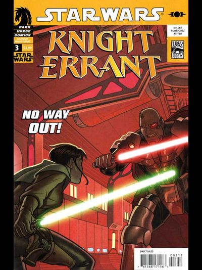 Star Wars Knight Errant Comics Issue 3, Иностранные комиксы, Dark Horse Comics, Intpressshop
