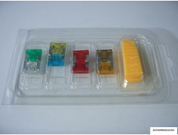 Предохранитель набор вилка-микро (с пинцетом набор 8 шт.)