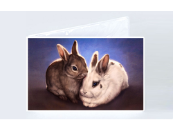 Обложка на студенческий билет год Кролика №1