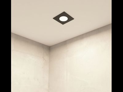 Точечный встраиваемый влагозащищенный светильник Denkirs DK3102-BK