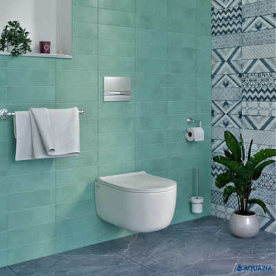 Кнопка AQUAZIA для инсталляции NOVUM F3 (Хром)