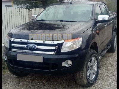 Защита радиатора Ford Ranger 2012- black PREMIUM