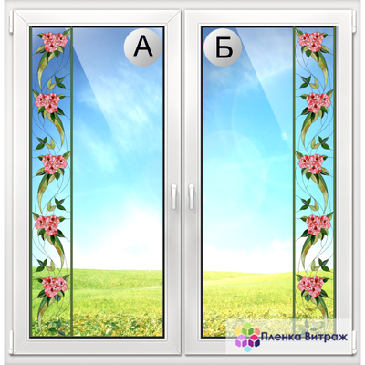 ВИТРАЖНАЯ ПЛЕНКА F-18