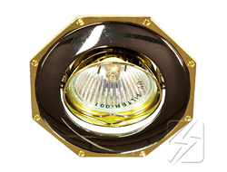 Спот (светильник) MR16 305Т черный-золото