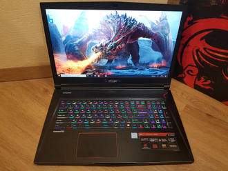 MSI GS73 STEALTH 8RF-028RU ( 17.3 UHD IPS I7-8750H GTX1070(8Gb) 32Gb 1Tb + 512SSD )