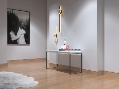 Напольный плинтус Decor-Dizayn 005-90SH, влагостойкий, ударопрочный, 2,4 метра