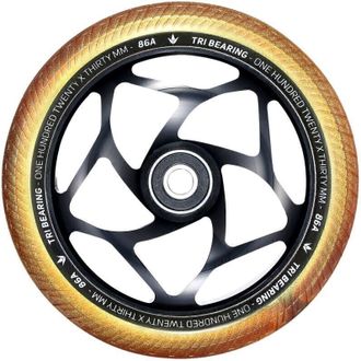 Продажа колес BLUNT TRI BEARING (Black/Gold) для трюковых самокатов в Иркутске