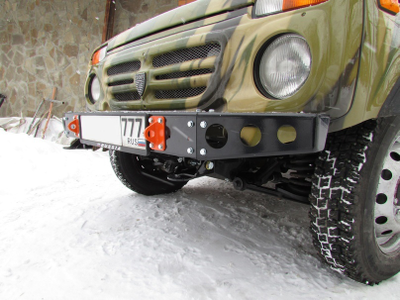 Бампер силовой передний Фишхантер ZST-ФХ 100 модульный