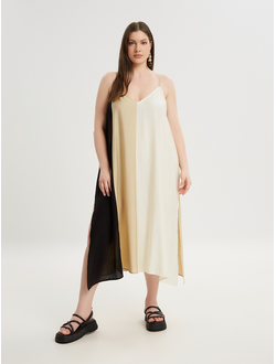 Классические женские брюки с люрексом для полных женщин