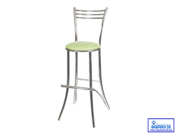 Барный стул Увертюра-RU CL хром (25 ВАРИАНТОВ ЦВЕТА)