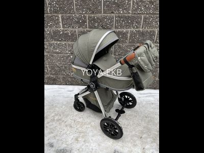 Детская коляска 2 в 1 Luxmom V9 Оливковый