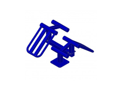 Уличный тренажер скамья для пресса двойной AVU024