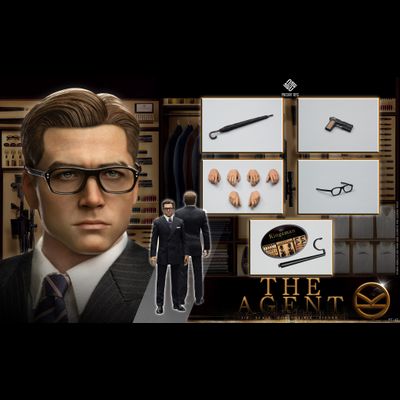 Гэри "Эггси" Анвин (Kingsman: Секретная служба) - Коллекционная ФИГУРКА 1/6 The Agent (PT-sp47) - PRESENT TOYS