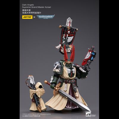 Верховный великий магистр Темных Ангелов Азраил (Warhammer 40k) - КОЛЛЕКЦИОННАЯ ФИГУРКА 1/18 Dark Angels Supreme Grand Master Azrael (JT7899) - JOYTOY