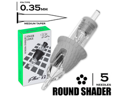 5 RSMT/0.35 - Round Shader Medium Taper "EZ FILTER V2"