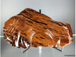 Обсидиан, дикий скол. КБР. Россия. 130*75*30мм