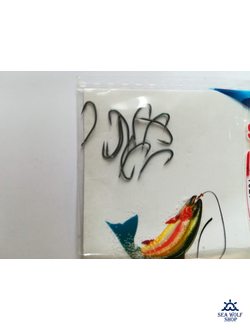 Крючок №4 на корюшку (10 шт, чёрный, лопатка)