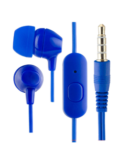Perfeo наушники внутриканальные c микрофоном «VOTE» темно-синие (PF_A4622)