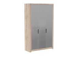 Подростковая ЮТА - Шкаф 3-х дверный с зеркальными дверями