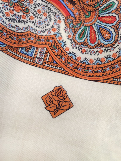 Павловопосадский платок Драгоценная 1292-0