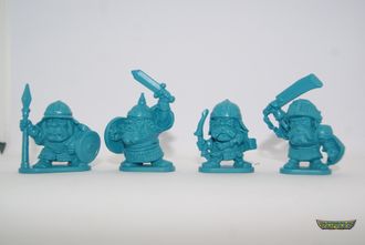 Гномы Чиби БФ Бирюзовый полиэтилен