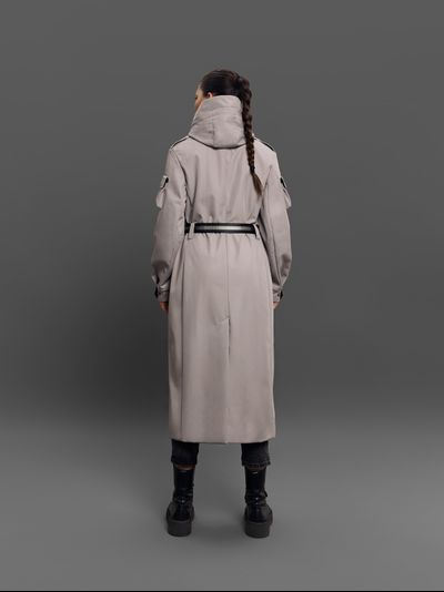 Плащ Palletoque Серый