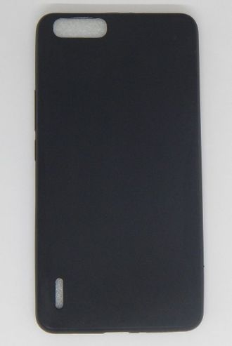 Защитная крышка силиконовая Huawei Honor 6 Plus, черная