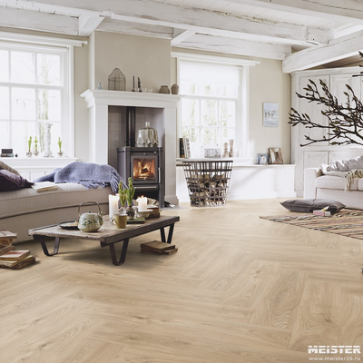 Ламинат Meister LS350 Дуб Пьюэ Релакс 7113 32 класс толщина 10 мм с фаской 1.552 м2