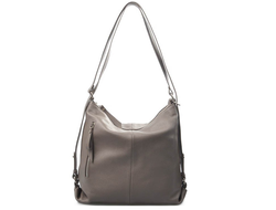 Сумка Michael Kors Aria Large Shoulder женская серая