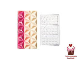 Форма для шоколада Плитка Кристалл, поликарбонат