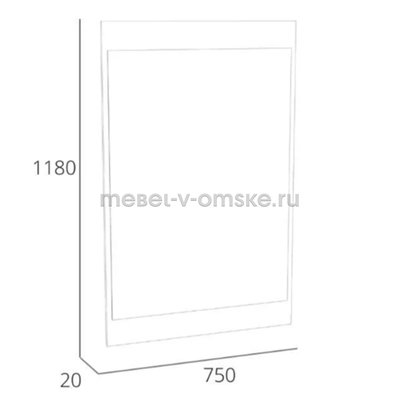 Зеркало Нортон-013.39