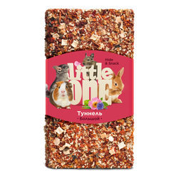 Little One Туннель большой Вкусная лазейка, Лакомство-игрушка для всех видов грызунов, 480 г