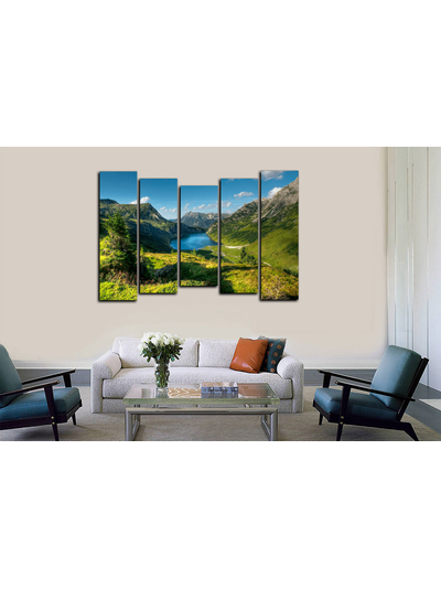 Модульная картина "Горный воздух"